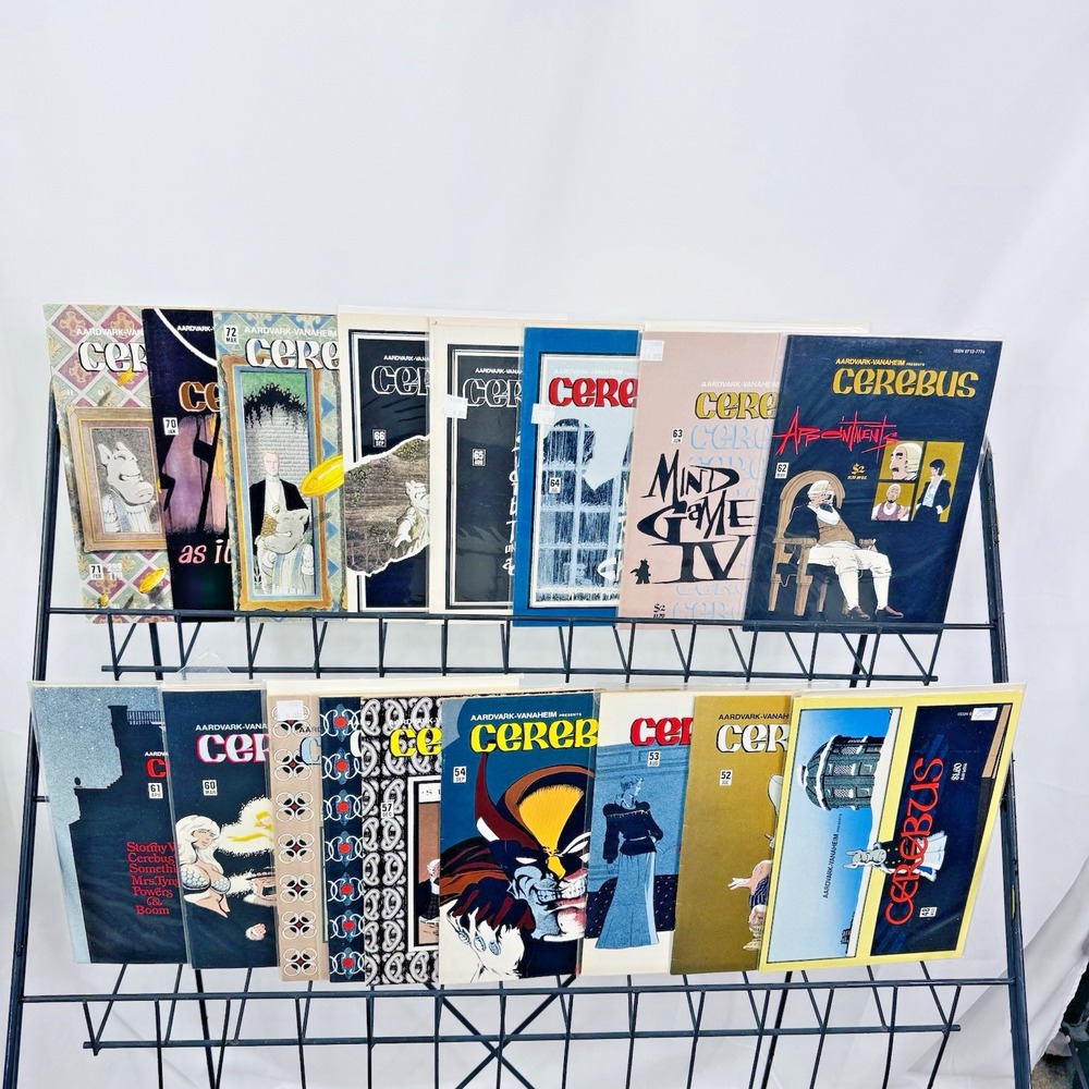 Cerebus the Aardvark 48 52-54 57-66 70-72‎ Lot Vanaheim Comic Dave Sim Overpack